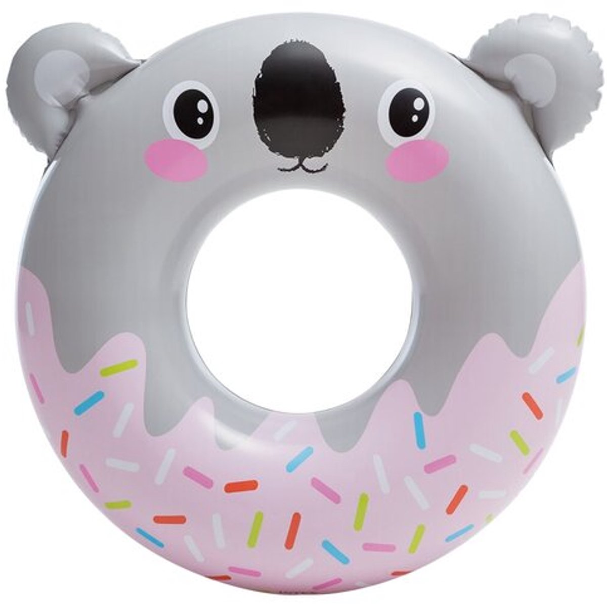 Intex Zwemring Dier Donut Koala Grijs 76CM - Zwemring voor Kinderen - Zwemband - Luchtbed Zwembad - Strand Luchtbed - Lounge