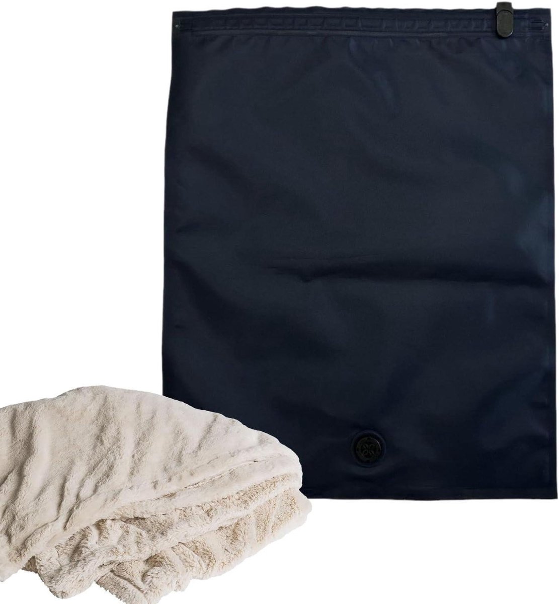 Compressie Zakken - Opbergzakken Kleding - Ruimte Besparen - Handmatig Luchtafvoer - 40 x 50 cm - Zwart