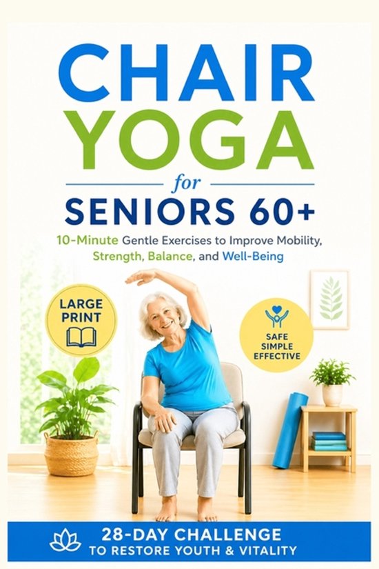 Chair Yoga for Seniors 60+ - cover