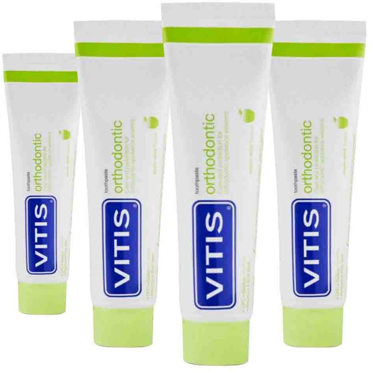 Vitis Tandpasta Orthodontic - 4 x 75 ml - Voordeelverpakking