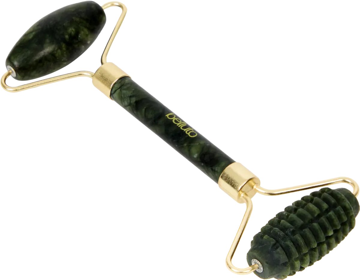 Belluto Jade Roller Gezichtsroller – Gezichtsmassage Roller – Natuurlijke Jade Steen – Anti Wallen & Ontspanning