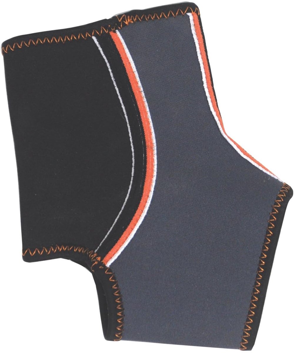 Enkelsteun Brace - Enkel Support - Revalidatie Ondersteuning - Ademend Neopreen - Medium - Zwart Grijs