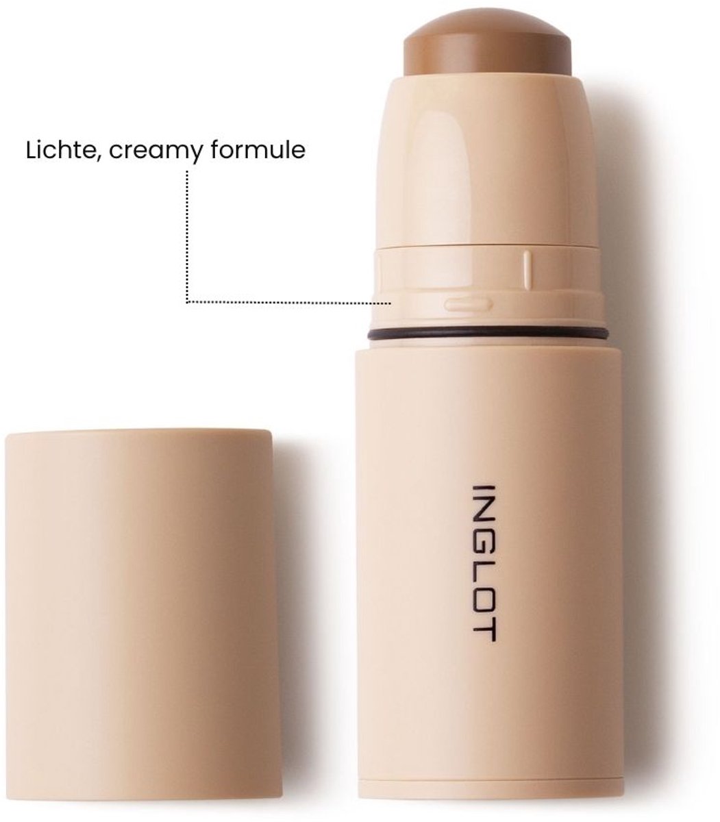 Bol.com INGLOT Cream Bronzer Stick - Warm Brown 112 | Cream Contour | Bronzer Creme aanbieding