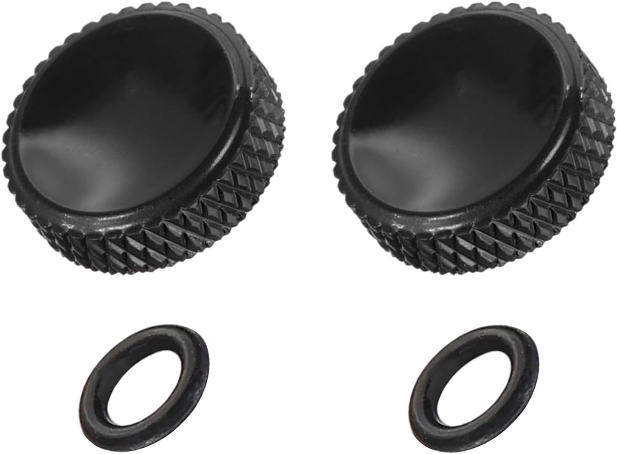 Camera Shutter Button - 2pcs 12mm Concave Surface - Shutter Release Buttons - Pure Copper - Nikon Fujifilm Leica DSLR SLR - Matte Black