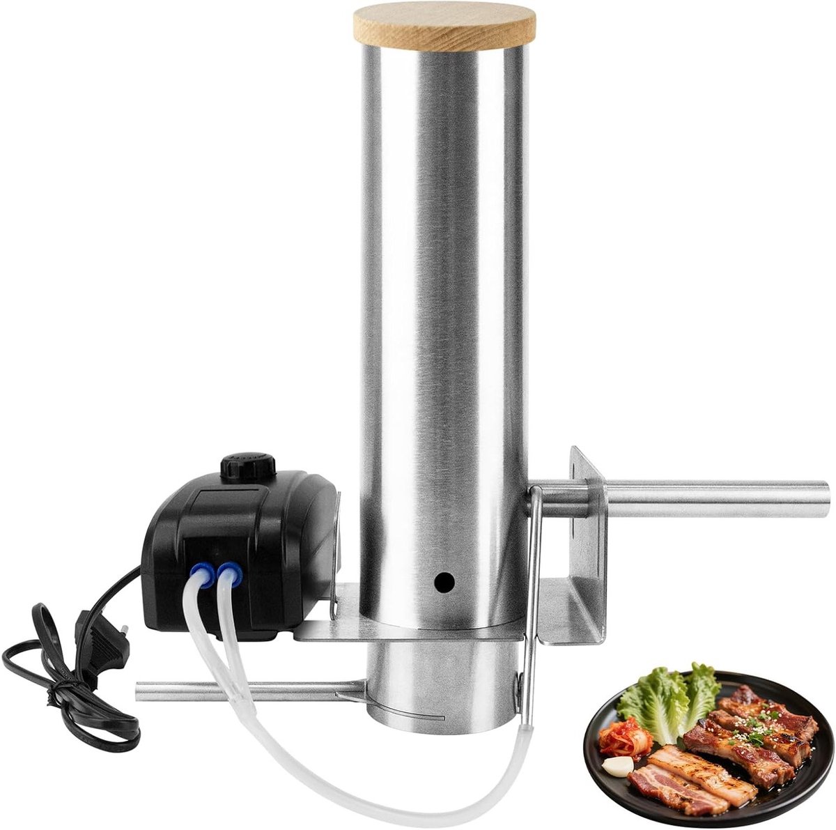 RVS Elektrische Cold Smoke Generator met Pomp voor het Roken van Vlees, Vis en Kaas