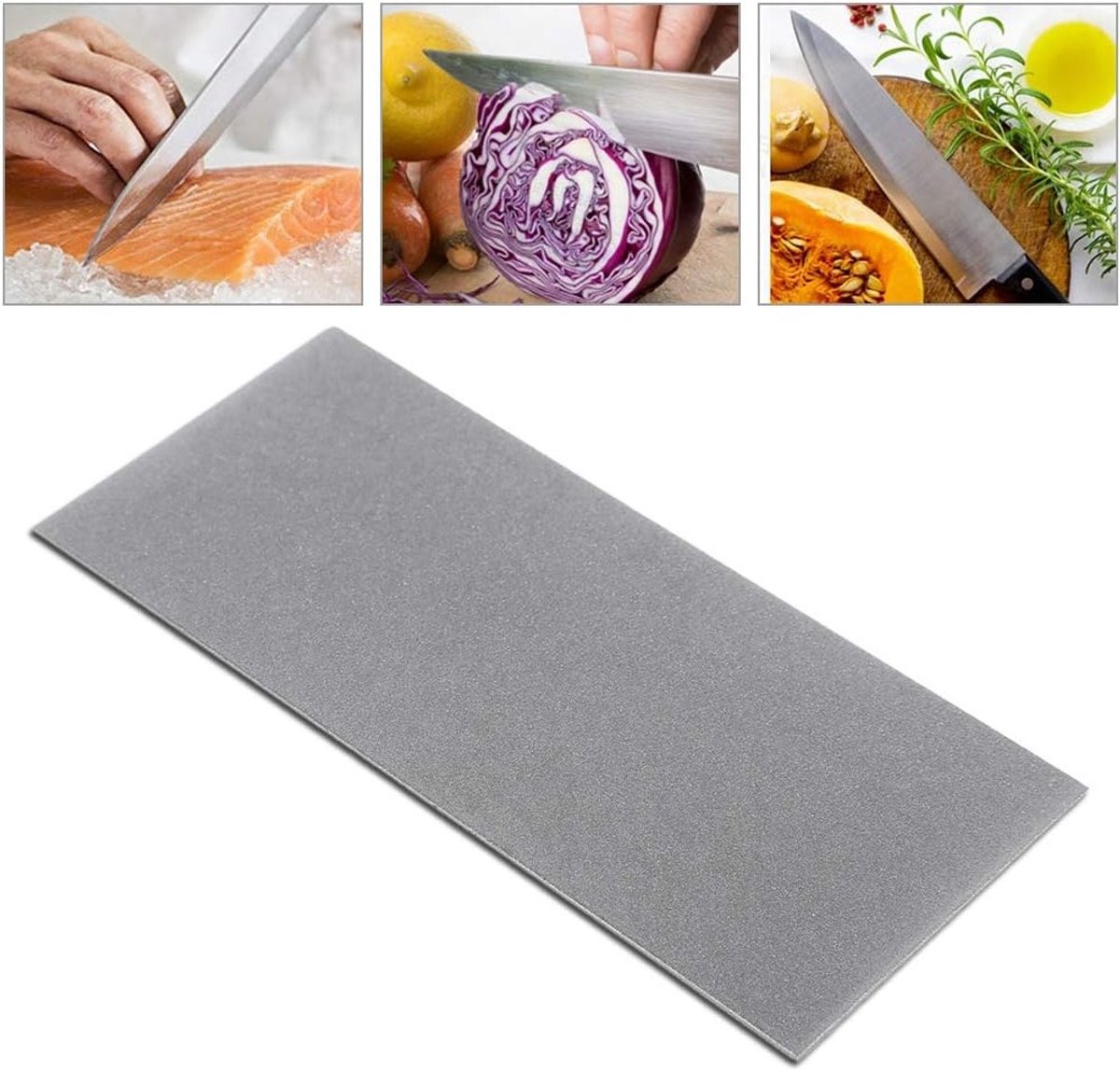 Rectangle Diamant Slijpsteen voor Professioneel Slijpen en Polijsten van Keukenmessen - 80-3000 Grit, Ideaal voor Buitengebruik en Precisiewerk