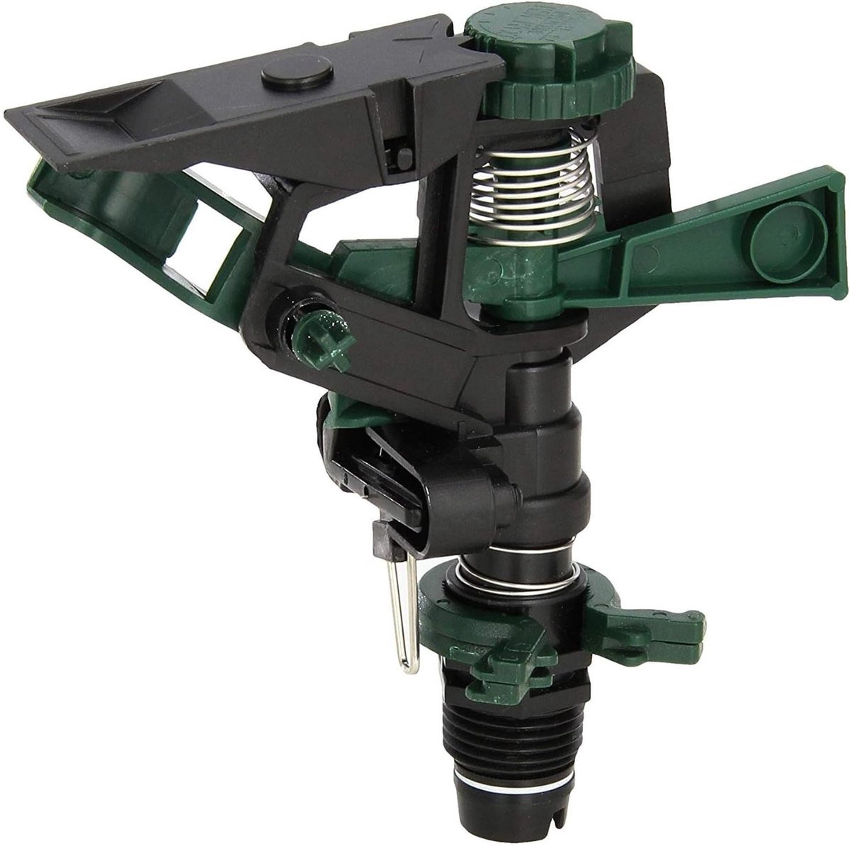 Gazon Sprinkler Hoofd - Sproeikop Set - Gazon Bewateren - Traploos Instelbaar - 2 Stuks - Zwart