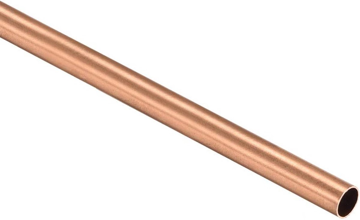 15mm Koper Ronde Buizen met 1mm Wanddikte en 200mm Lengte voor DIY Projecten en Ambachten
