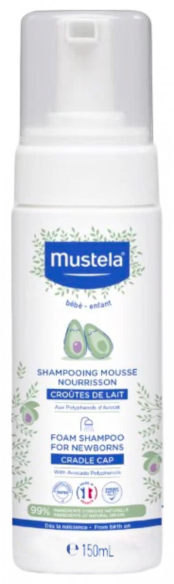 Mustela Schuimshampoo voor Zuigelingen 150ML