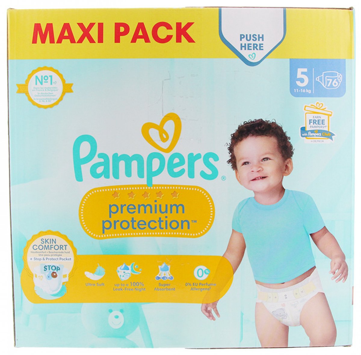 Pampers premium protection Maandbox maat 5