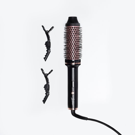 Livaliora® Thermal Brush 38 mm Keramische Warmteborstel - Fohnborstel - Krulborstel en Stijlborstel - Haarclips