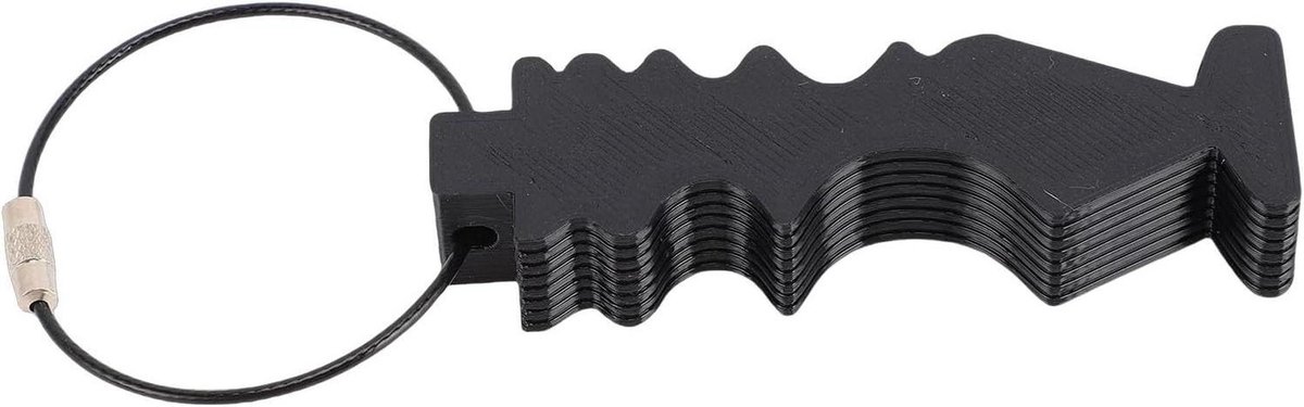 Schijfreparatietool - Vliegende schijf tool - Schijf Onderhoud - Multifunctioneel - 10 x 7 x 2 cm - Zwart