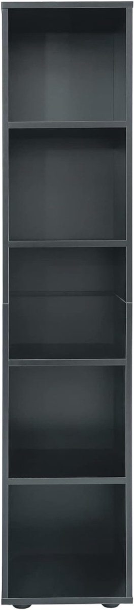 Aurixi® Kolomkast Staand - Opbergkast - Kast - Zwart - ?30cm x 32cm x 150 cm