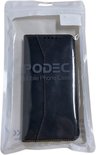 Zwart Padec telefoonhoesje in plastic verpakking.