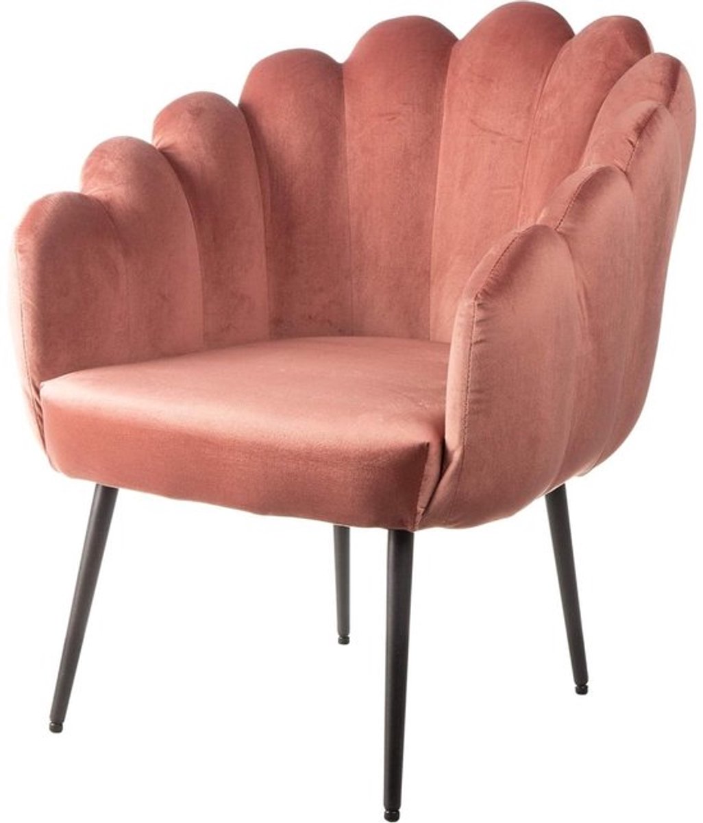 Fauteuil – Relaxstoel – Zetel – Loungestoel – Draaifauteuil – Schelpenrugleuning – Fluweel
