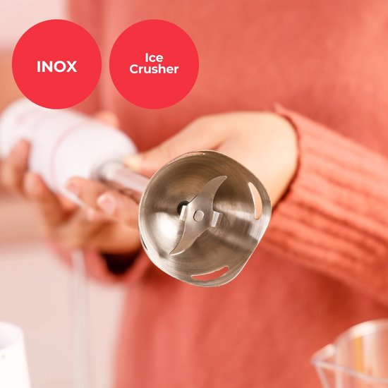 Staafmixer - Handmixer Blender - Snel Mixen - 1000 Watt Vermogen - 500 ml - Zilver van Merkloos — afbeelding 5