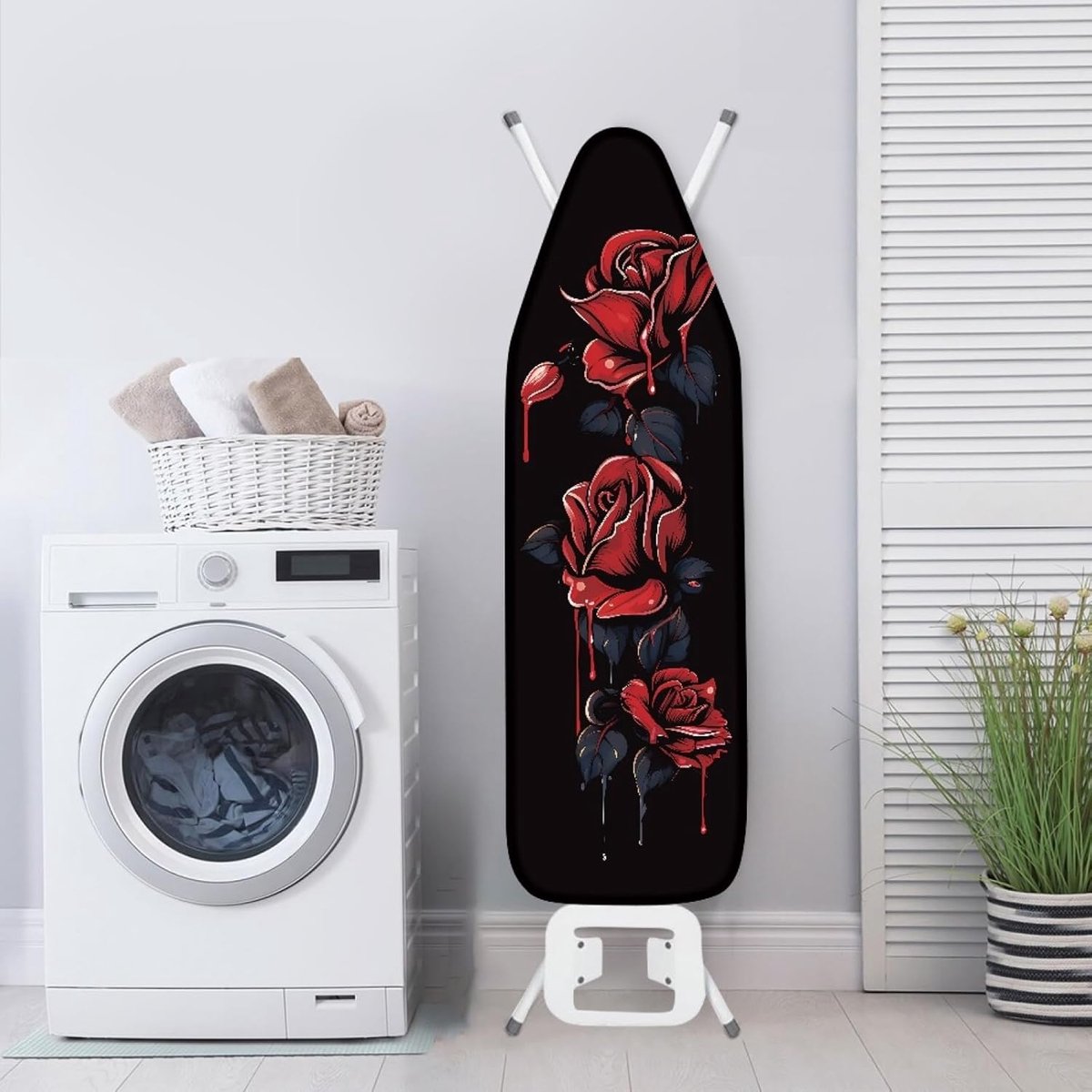 Strijkijzerhoes voor Strijkplank met Antislip en Elastische Rand, 130 x 45 cm