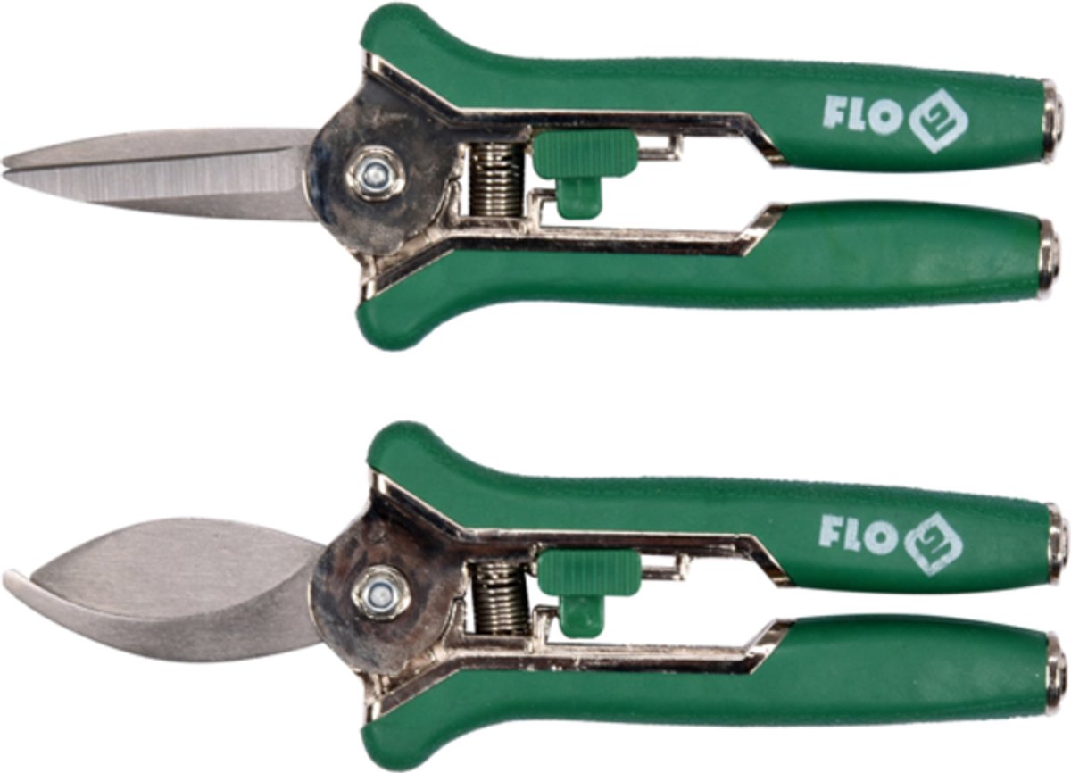 FLO Serie - Tuinschaar Set - 150mm - 2 Stuks - Ergonomische Handgreep