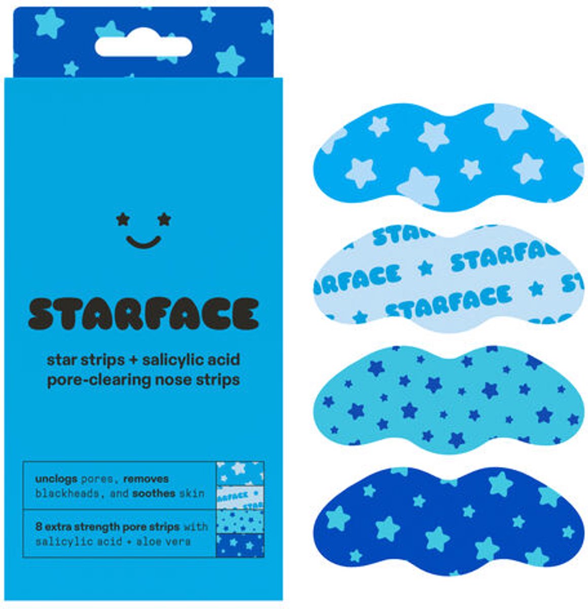Starface Star Strips Neusstrips voor het reinigen van poriën - 8 stuks