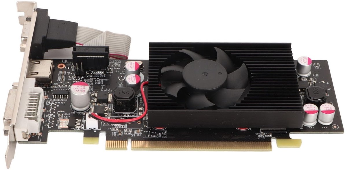 Allecto - Grafische Kaart - 1GB DDR2 - Stabiliteit en Duurzaamheid - Geschikt voor DirectX10.1 - Gaming en Multimedia - PCI Express X16