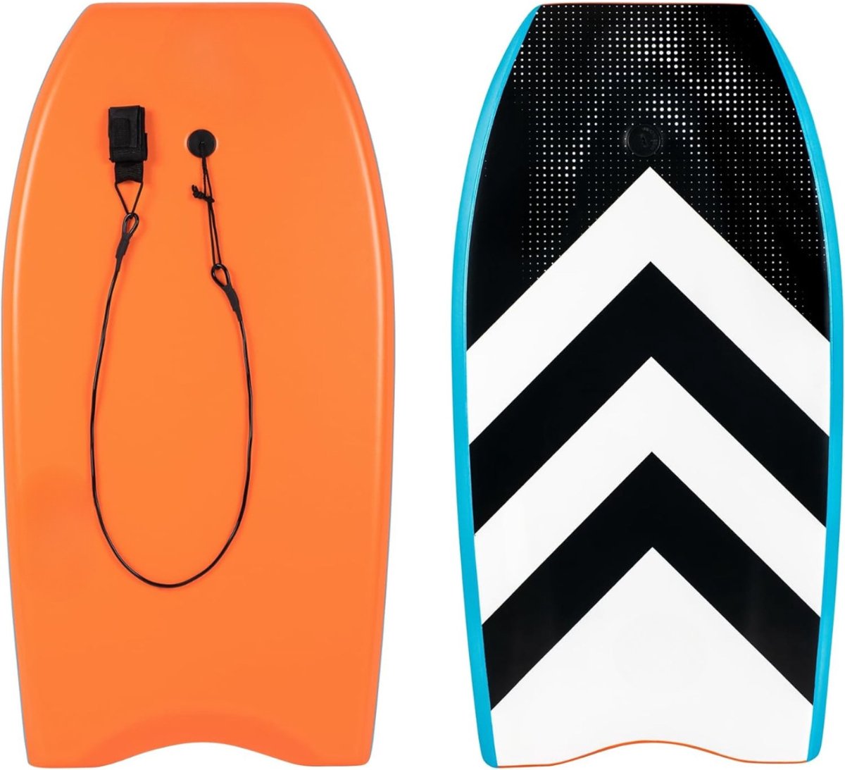 RUX® Bodyboard Kind Skimboard Bodyboard – 104cm x 49cm x 1cm Oranje