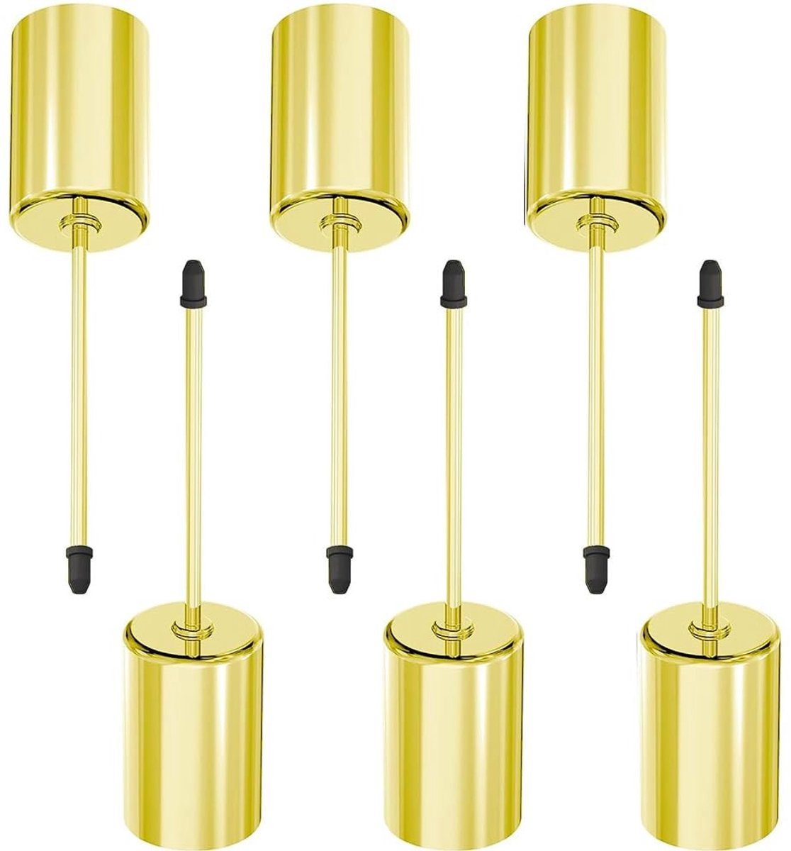 NTHProducts - Stick Candle Holders - Advent Wreath - Goud - Kaarsenhouder voor Advent - Decoratieve Kaarsenstandaard - Geschikt voor Stompkaarsen