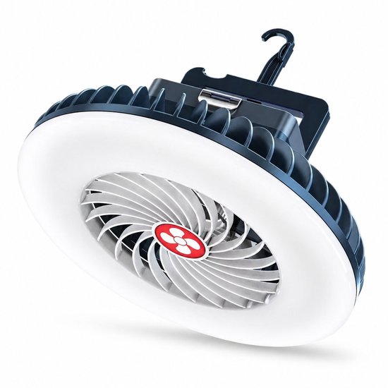Camping ventilator oplaadbaar USB 8 uur gebruik IP65 waterdicht draagbaar stil voor tent caravan festival
