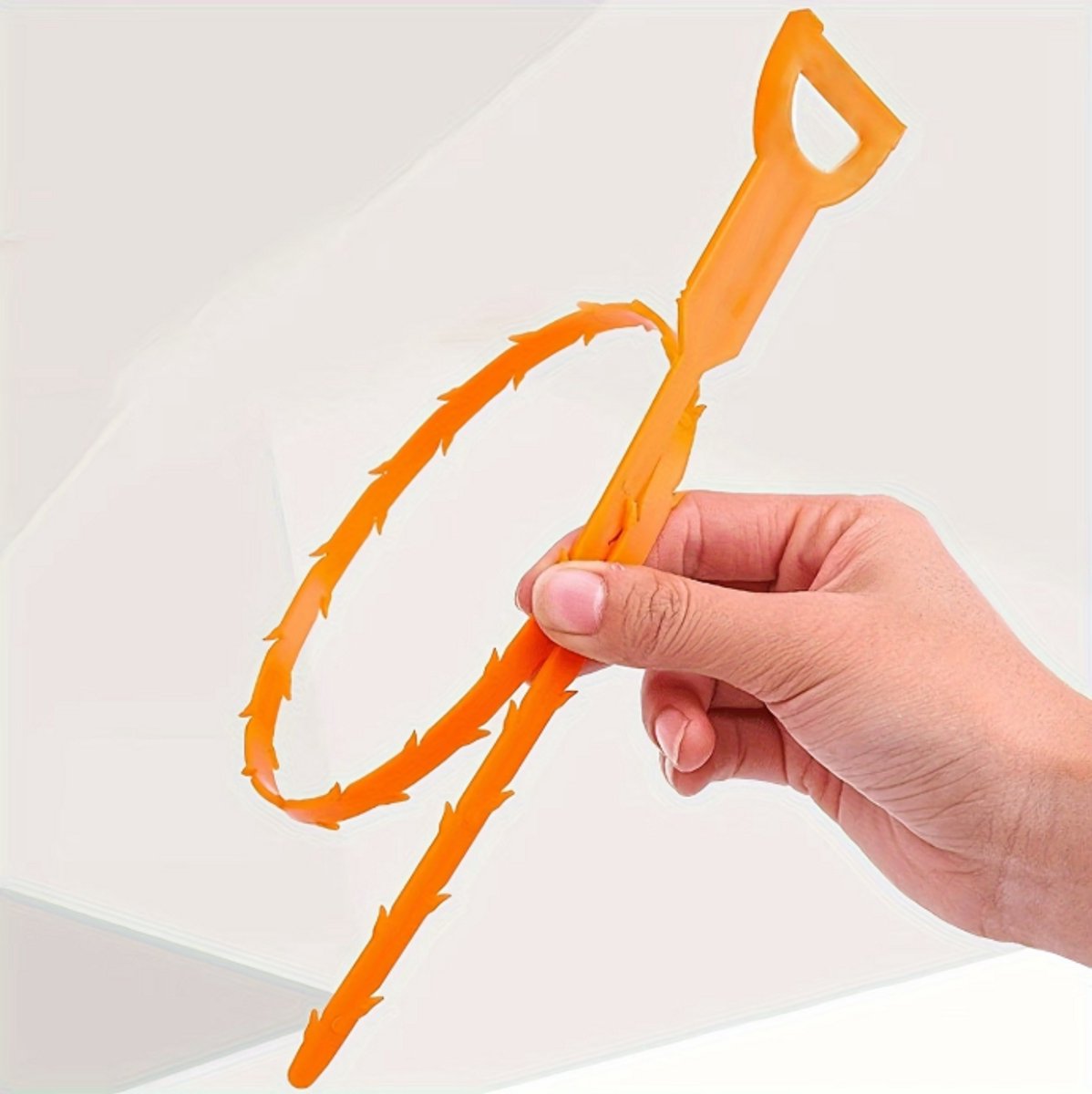 Afvoer ontstopper (2 stuks) – Haar verwijderaar voor douche, wastafel & bad – Herbruikbare drain cleaner – Zonder chemicaliën – Brievenbus