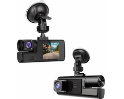 Dashcam - Dashcam voor auto - 1080P Dubbele Dashcam - 170° Groothoek Voertuigcamera - WDR, G-sensor - Loopopname, Nachtzicht