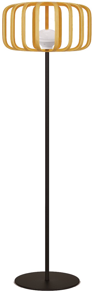 Draadloze vloerlamp H150CM STANDY BAMBOU