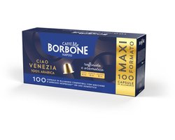 100 Borbone Nespresso CIAO VENEZIA - 100 Koffiecups Compatibel met Nespresso Coffee Machine