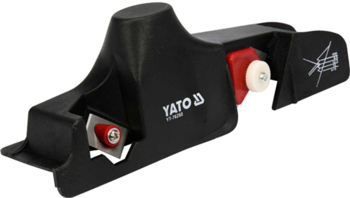 Yato YT-76260 - Strug voor Gipsplaten Randen - 45° Faseerhoek - Kunststof Behuizing