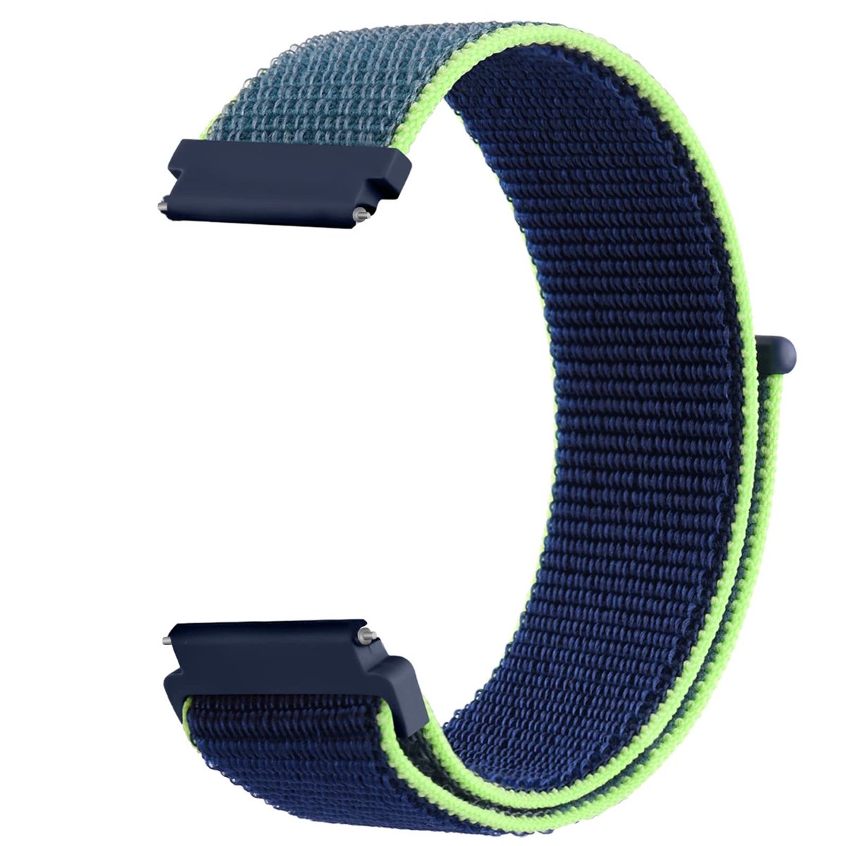 MTTProducts - Nylon Horlogeband - Geschikt voor Smartwatch - 20mm - Duurzaam en Comfortabel - Voor Samsung Galaxy en Garmin - Diverse Modellen