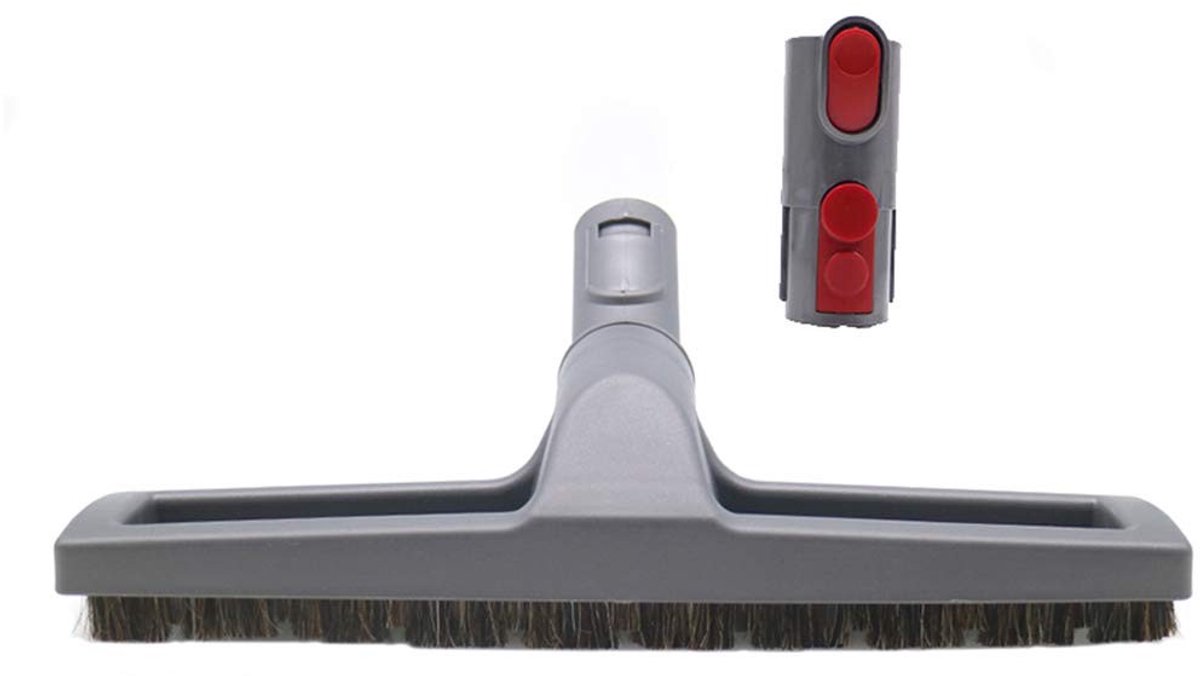 Allecto - Harde Vloer Tool - Borstelkop - Geschikt voor Dyson V6 V7 V8 V10 - Universele adapter - Vloergereedschap - Voor harde vloeren