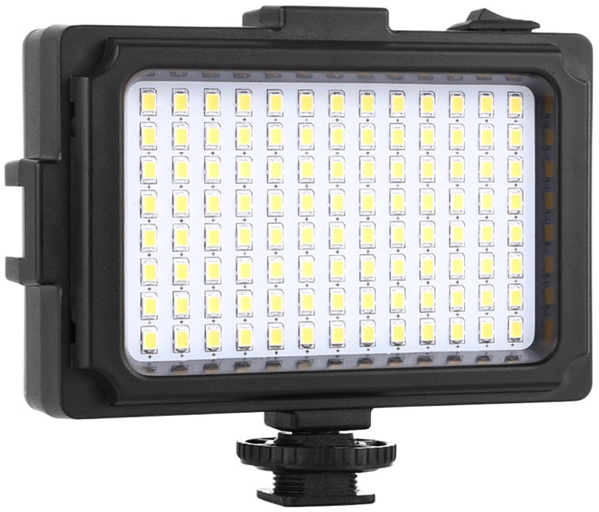Allecto - LED fotografie licht - Mini en draagbaar - Ideaal voor smartphone - Waterbestendig - Perfect voor opnames - Lithium batterij of 4...