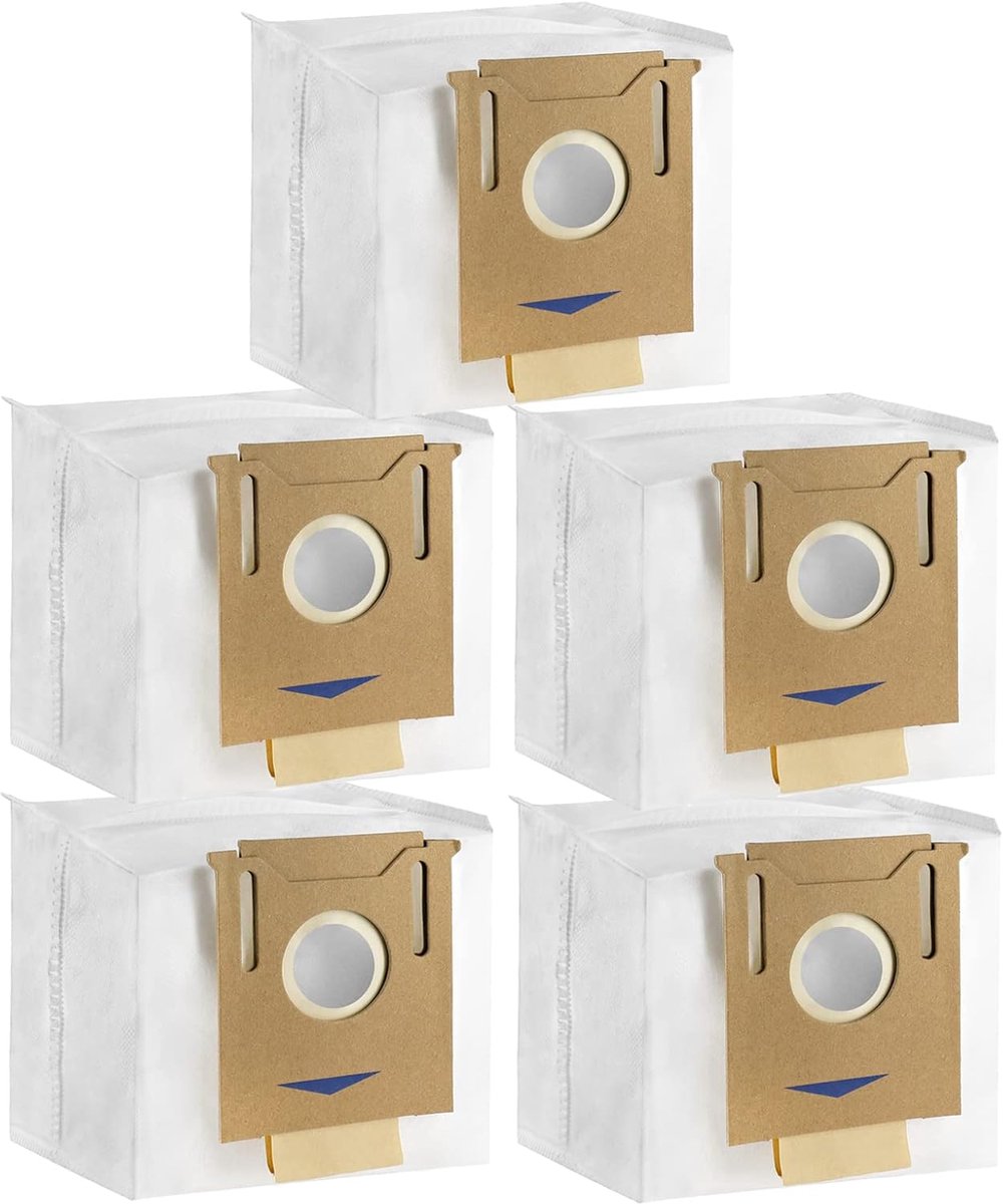 Verpakking met 5 stofzakken Geschikt voor ECOVACS T8max/aivi/T9 stofzuigers