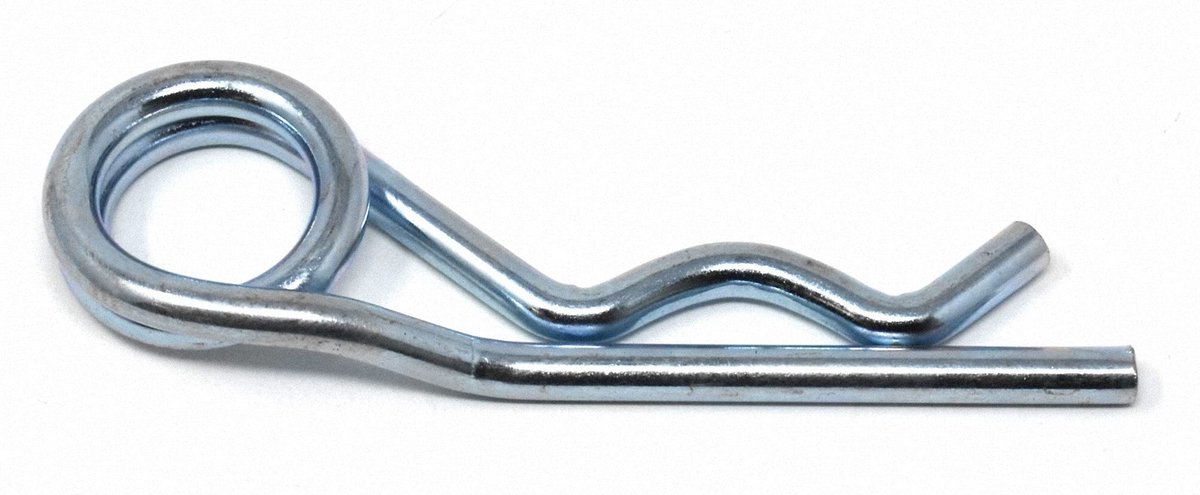 Allecto - Veerstekker - Dubbel - Eenvoudige bevestiging - 8 mm x 130 mm - Veiligheidselement - Geschikt voor buizen en stangen
