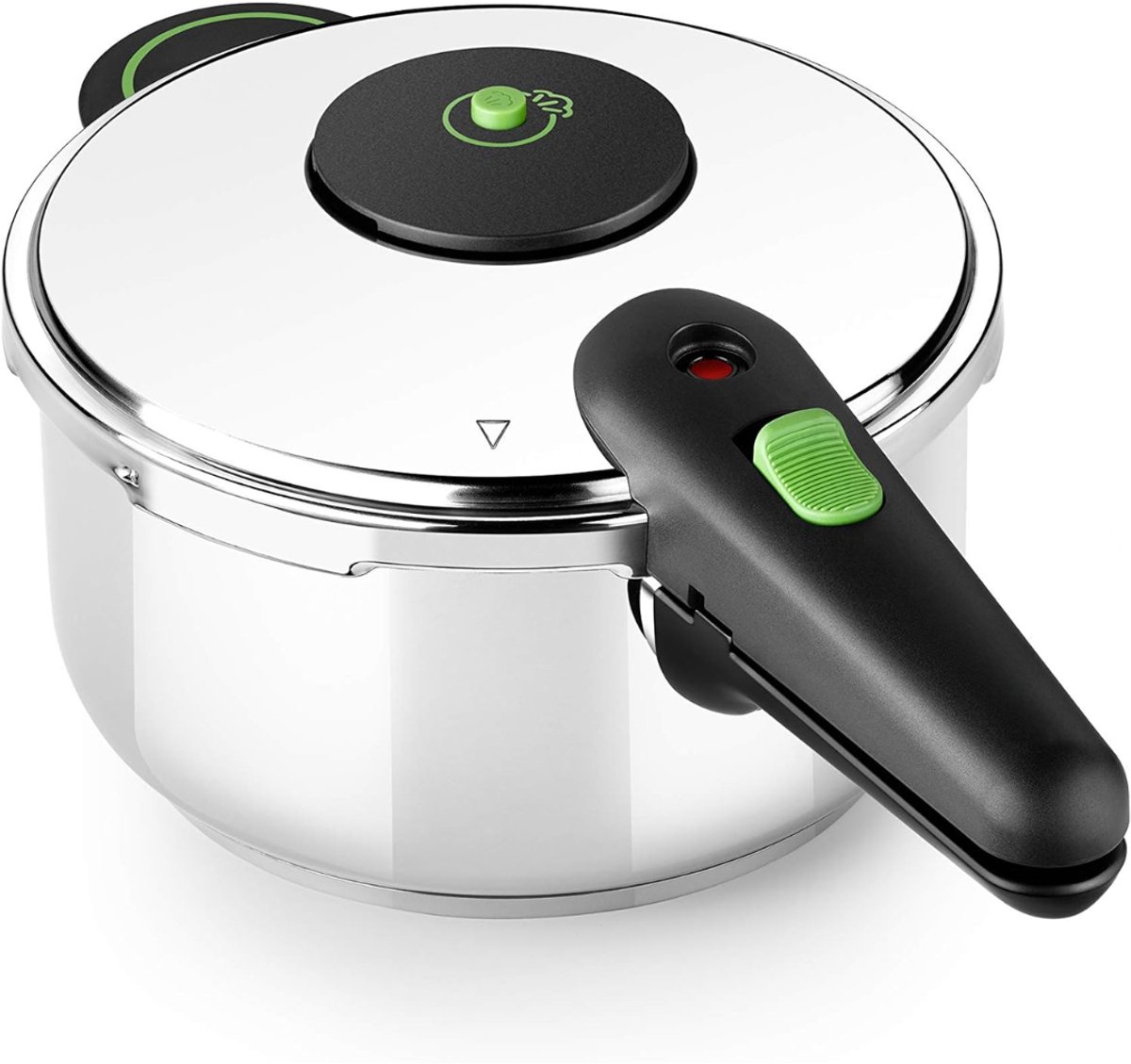 RUX® Snelkookpan Inductie - Slowcooker - Snelkookpan Elektrisch - 4L - Zilver - 18cm x 18cm x 12cm