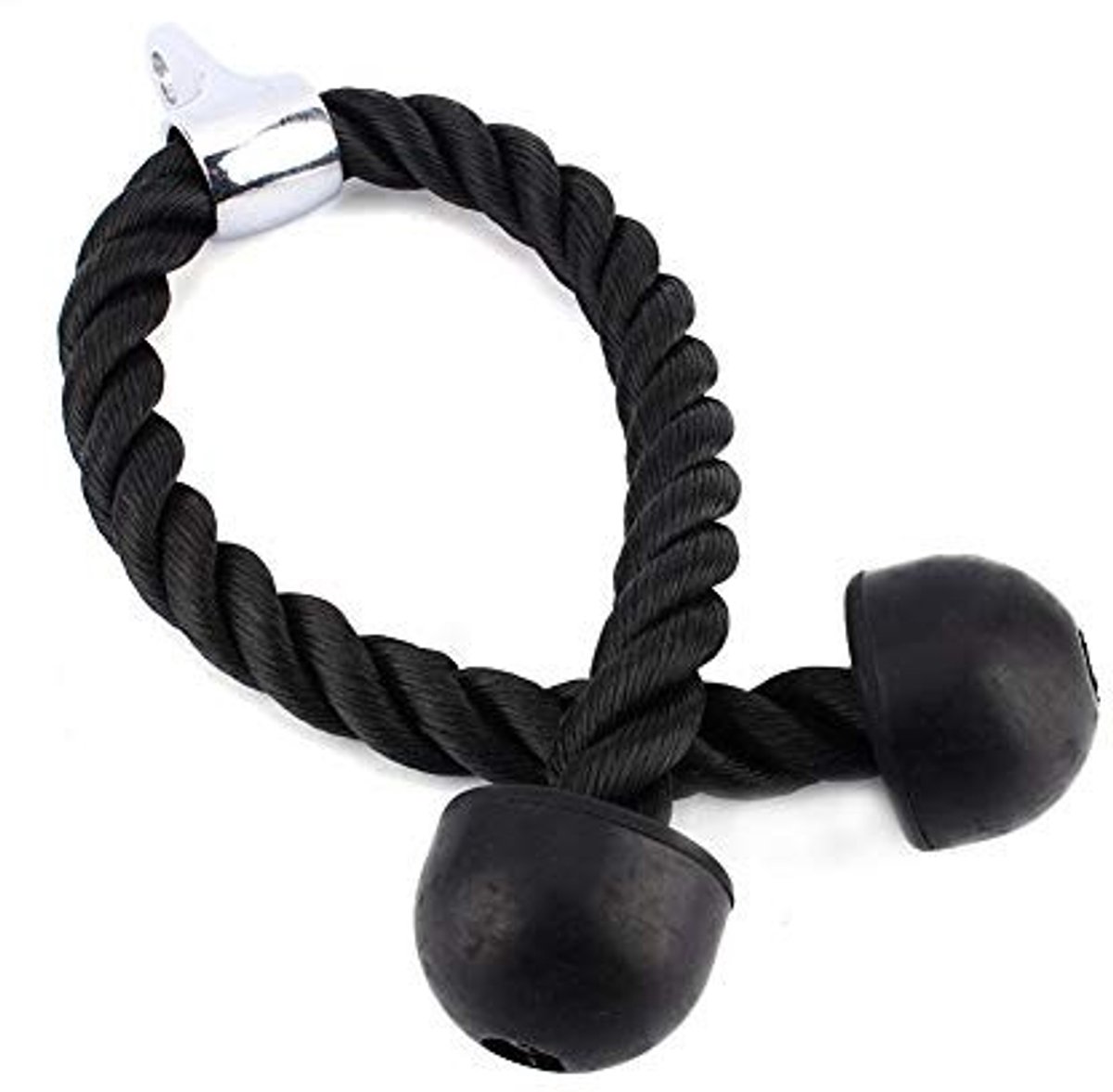 Vt products - Tricep Rope - Fitness Accessoire - 70 cm - Kabel Hechter - Spiertraining - Geschikt voor Triceps - Nylon en Metaal