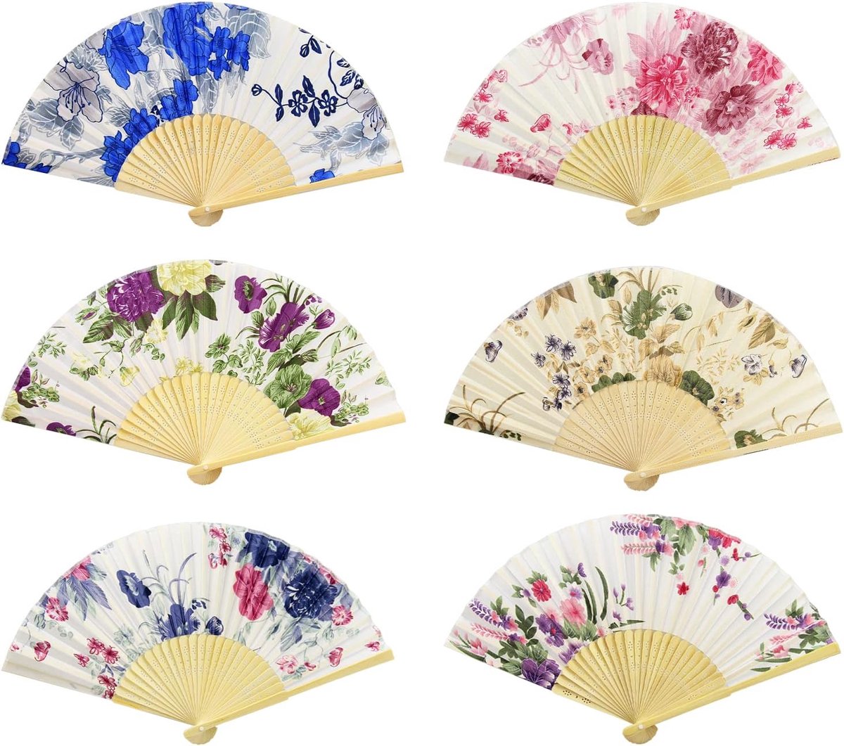 Handwaaier - Spaanse Handwaaier - Verkoeling Waaiers voor Zomerse Themperatuur - Waaier Festival - Chinese Waaier - Festival Waaier - Verkoelend - Handventilator - Tegen Opvliegers - 1 Stuk - Zwart met Stoffen Hoesje en Kwastje - van Imperatoris