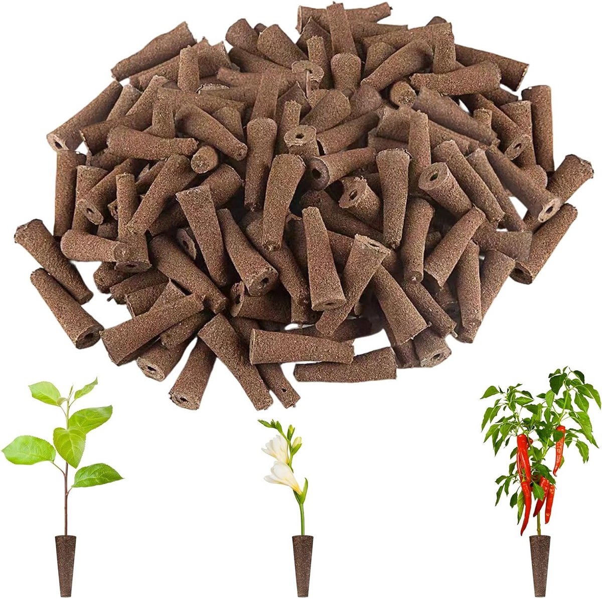 50 Stuks Groeisponzen voor Wortelgroei, Hydroponische Tuinbouw, Vervangingsponzen voor Binnengebruik en Tuinsystemen