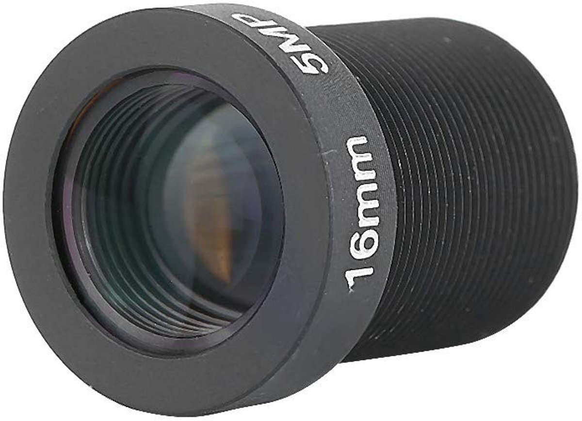 Shopcentral - HD Camera Lens - 5MP Beeldkwaliteit - Compact en Lichtgewicht - Zwart - 16 mm F2.0 - Perfect voor Fotografie en Videografie - Geschikt v