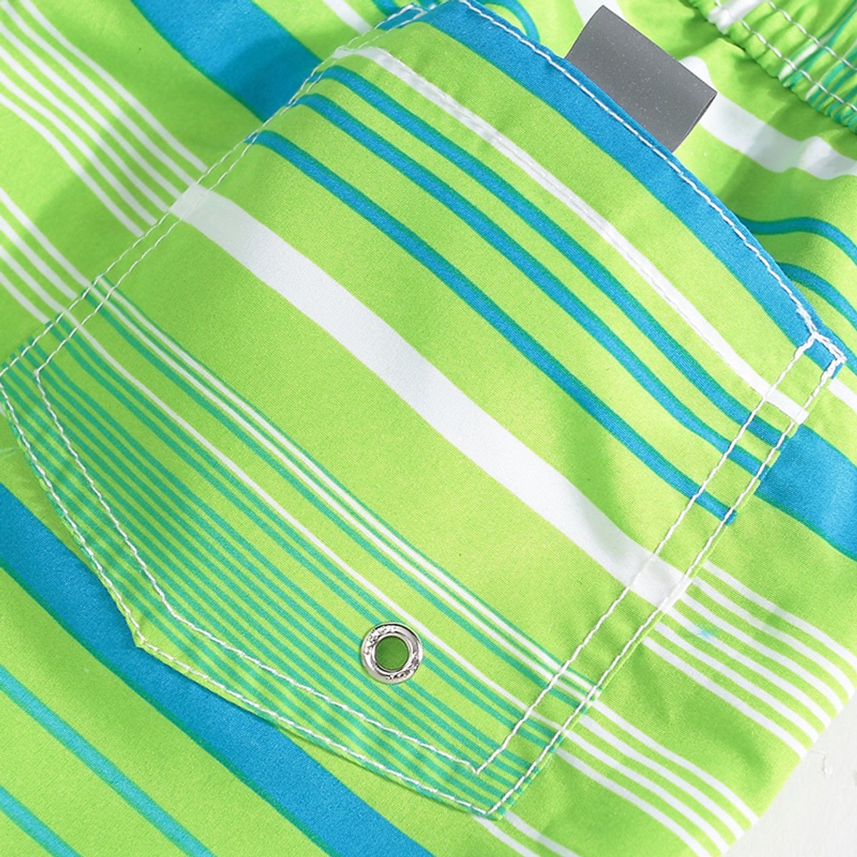 NiSy.nl Zwembroek Jongens | Zwemshort | Strepen Print | Sneldrogend | | Groen — afbeelding 6