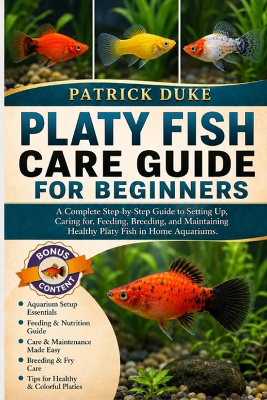 Platy Fish Care Guide for Beginners - cover