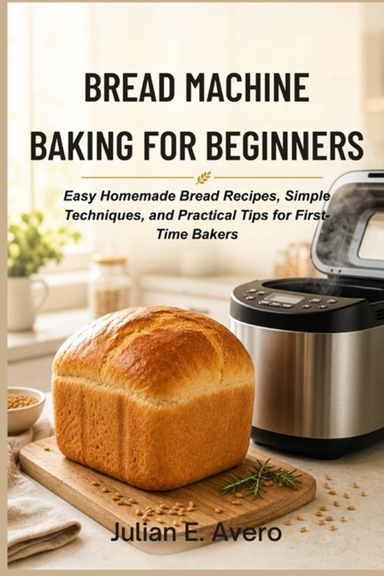 Bread Machine Baking for Beginners - cover