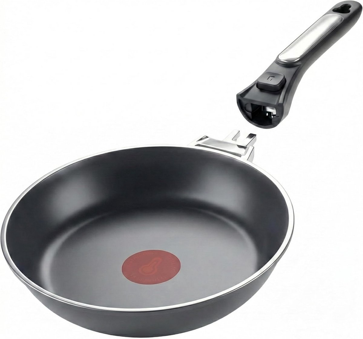 Koekenpan 20 cm met Afneembare Handgreep - Antiaanbak & Temperatuurindicator