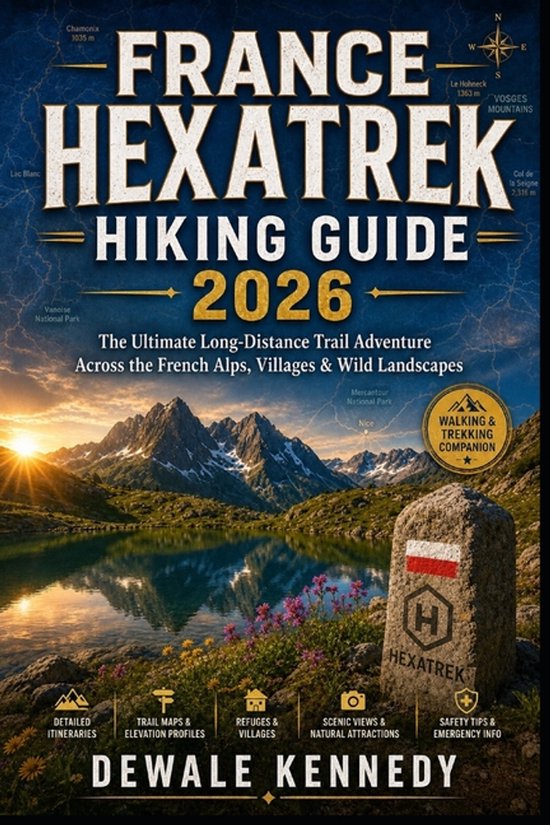 The Explorer's Trail Guide- France Hexatrek Hiking Guide 202 ... - cover