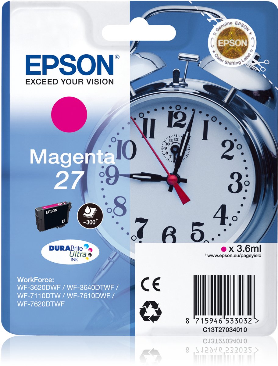 EPSON Cartouche Reveil Encre Du