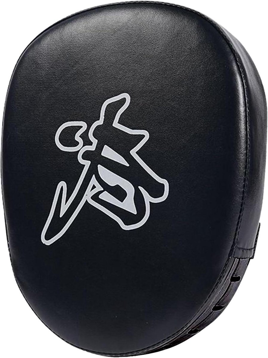 Vechtsport Kussen - Trapkussen Boksen - Techniek Training - Ergonomisch Ontwerp - 57 x 25 cm - Zwart