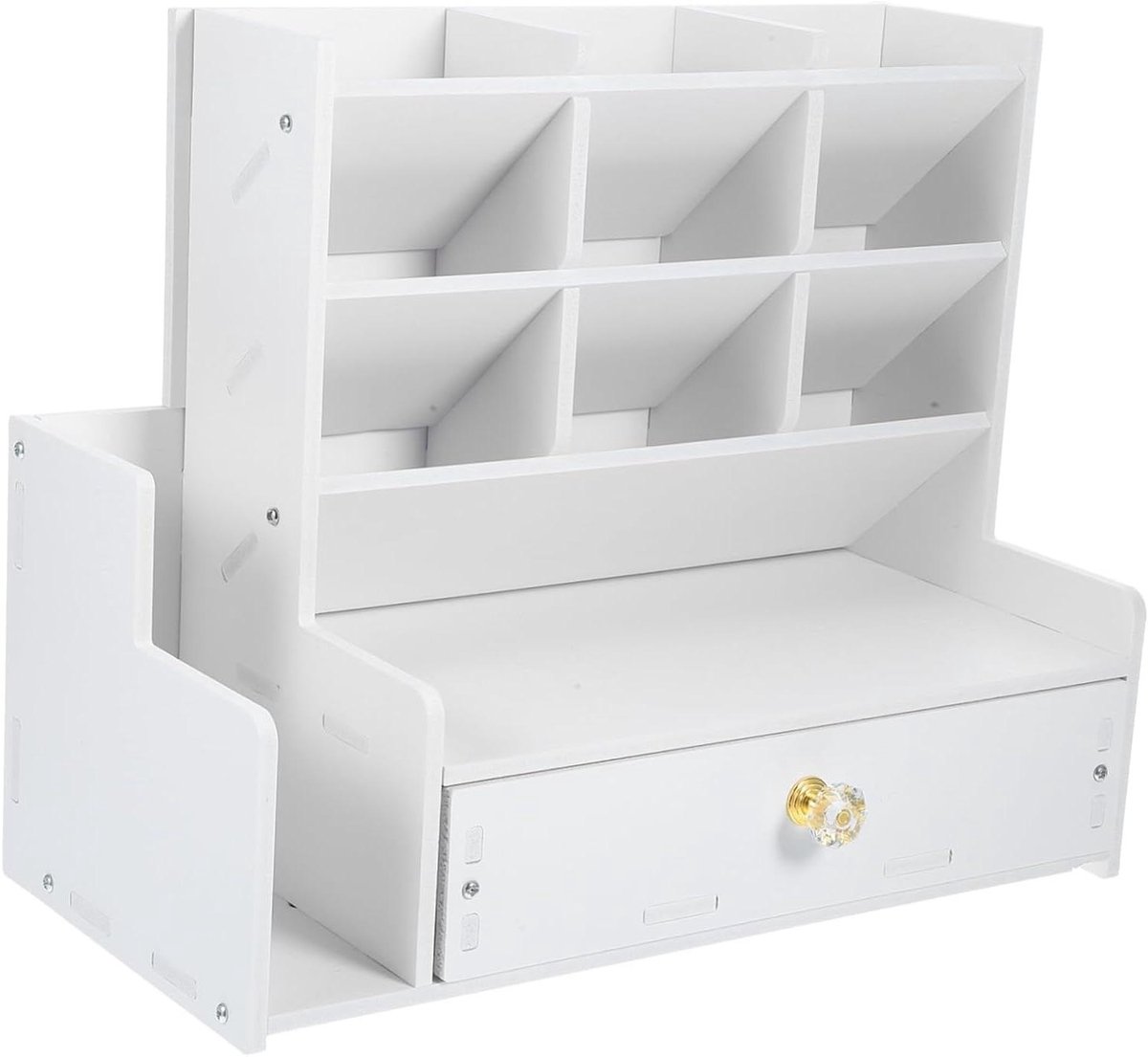 Bureau Opberger - Bureau Organizer - Bureau Opruimen - Met Lades - 25x25x15cm - Wit
